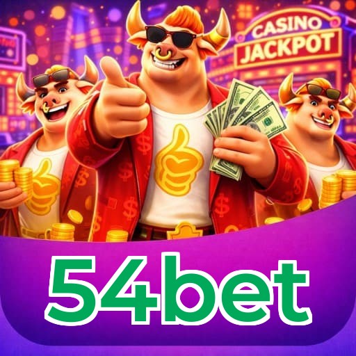 Interface do aplicativo 54bet mostrando jogos disponíveis no iOS e Android